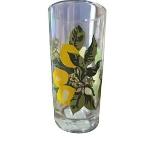 Casa Drinking Glass Tumbler Lemons Pattern